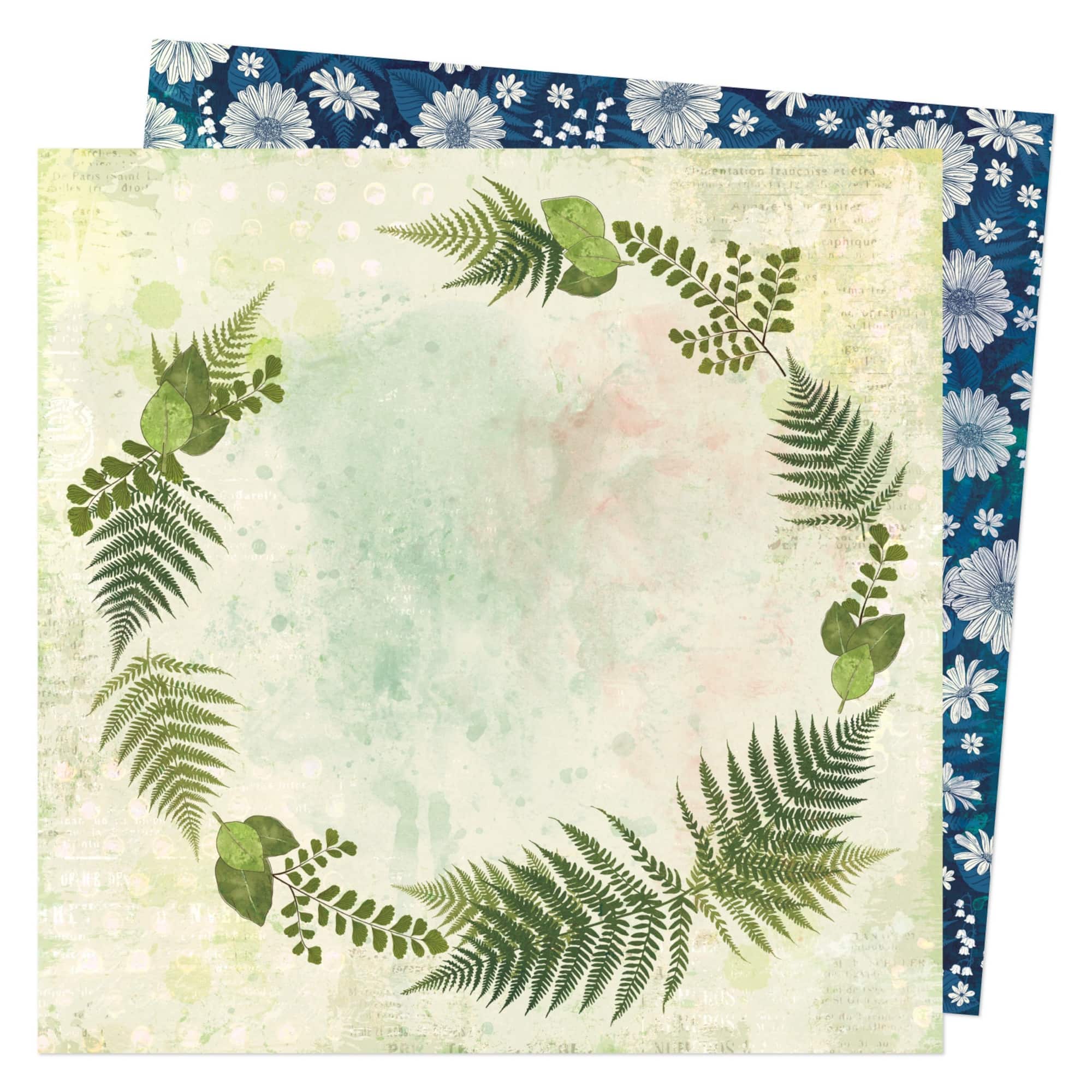 American Crafts™ Vicki Boutin Fernwood Gather Double-Sided Cardstock, 12" x 12"